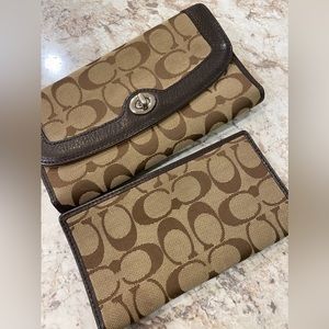 Coach Wallet and checkbook